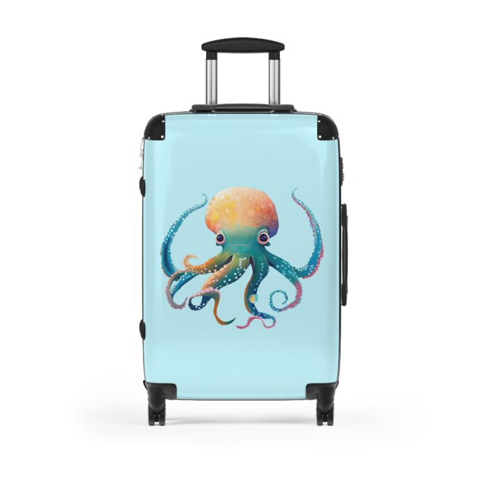 Octopus Suitcase - A whimsical travel essential, marrying functionality with deep-sea charm for a standout luggage experience.