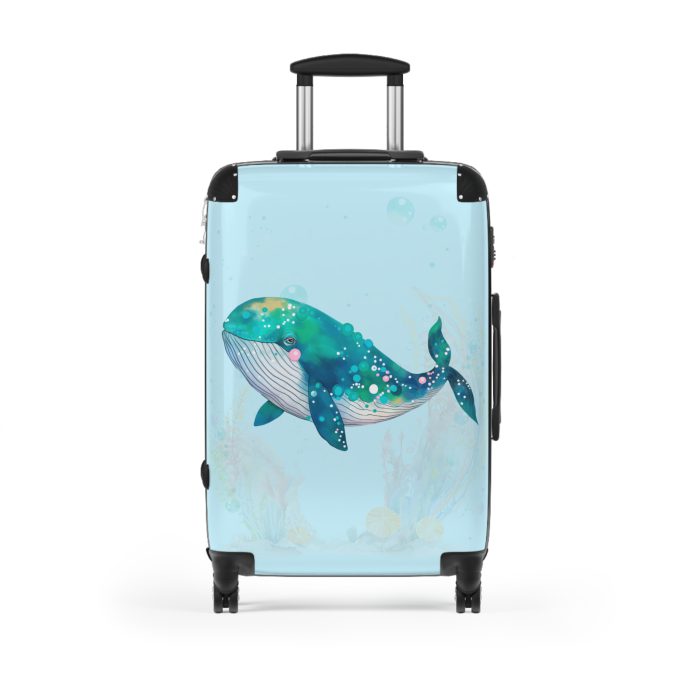 Dolphin Suitcase - A travel companion designed for both style and durability, making every journey a graceful swim through elegance.