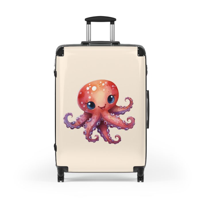 Octopus Suitcase - A whimsical travel essential, marrying functionality with deep-sea charm for a standout luggage experience.