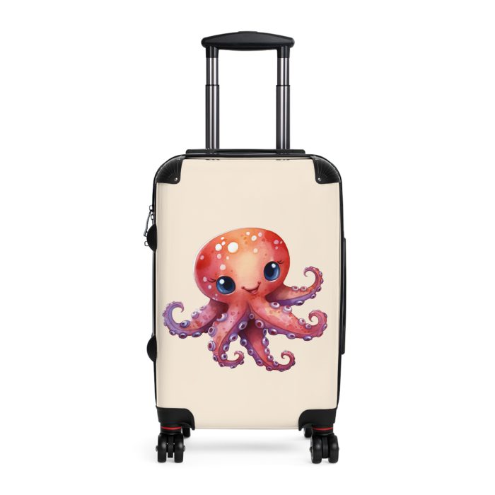 Octopus Suitcase - A whimsical travel essential, marrying functionality with deep-sea charm for a standout luggage experience.