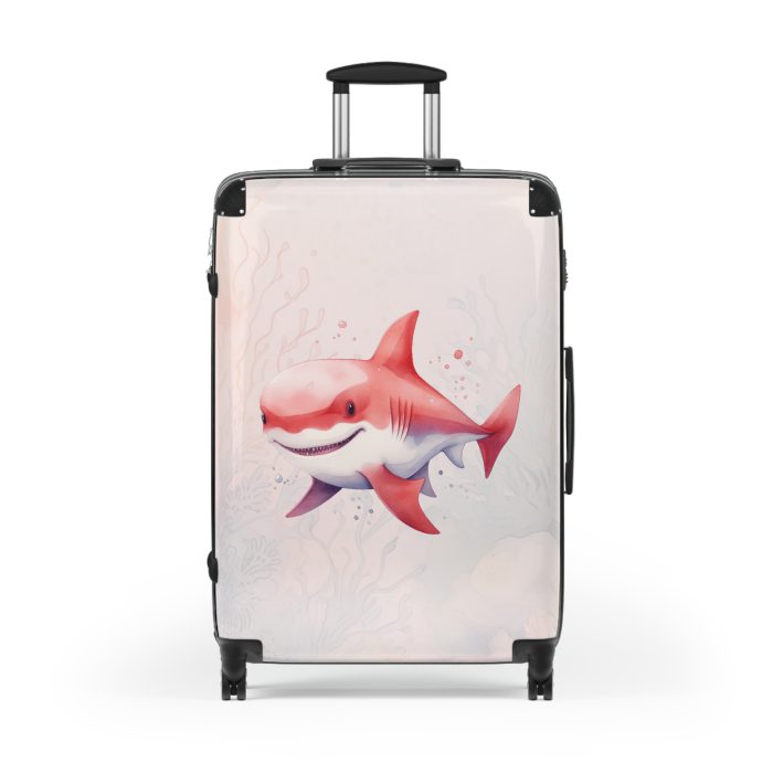 Shark Suitcase - Dive into unparalleled style and durability. This suitcase is your fearless companion for every journey, making a statement wherever you roam.