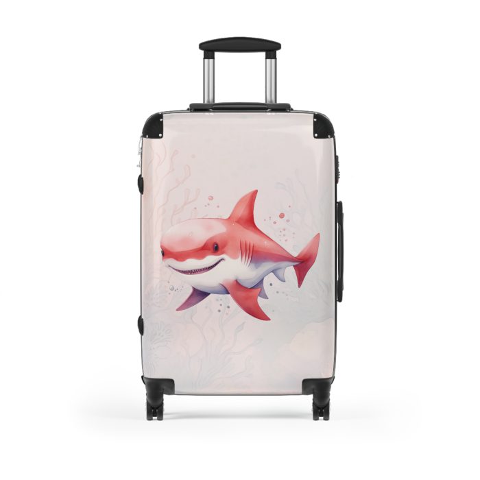 Shark Suitcase - Dive into unparalleled style and durability. This suitcase is your fearless companion for every journey, making a statement wherever you roam.