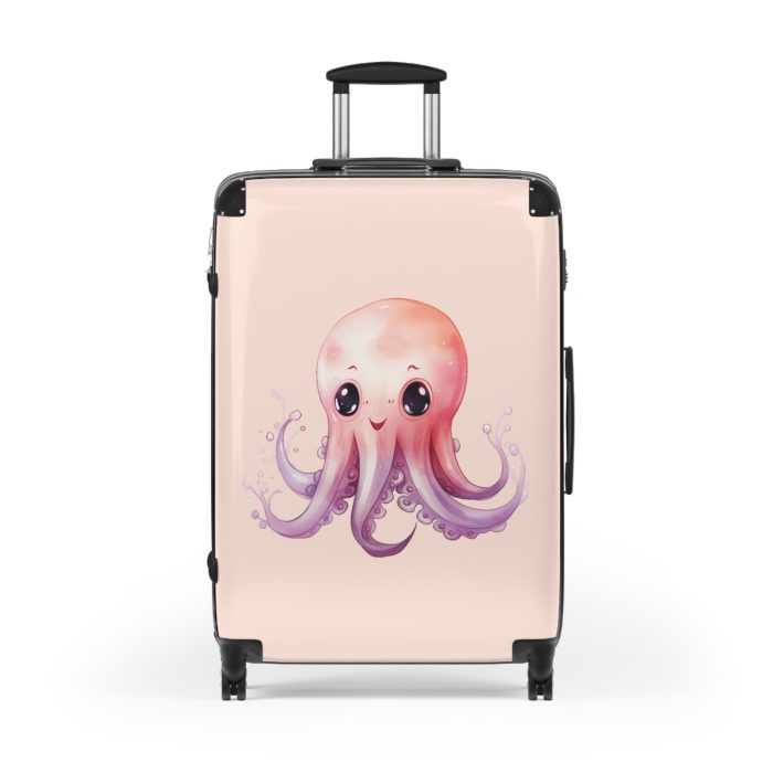 Octopus Suitcase - A whimsical travel essential, marrying functionality with deep-sea charm for a standout luggage experience.