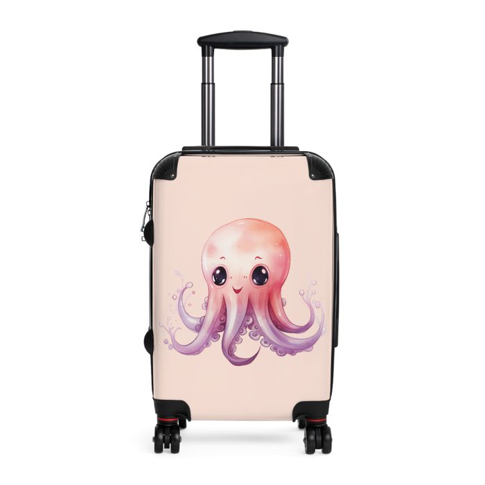 Octopus Suitcase - A whimsical travel essential, marrying functionality with deep-sea charm for a standout luggage experience.