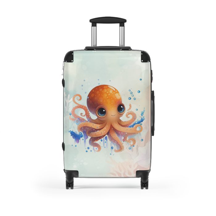 Octopus Suitcase - A whimsical travel essential, marrying functionality with deep-sea charm for a standout luggage experience.