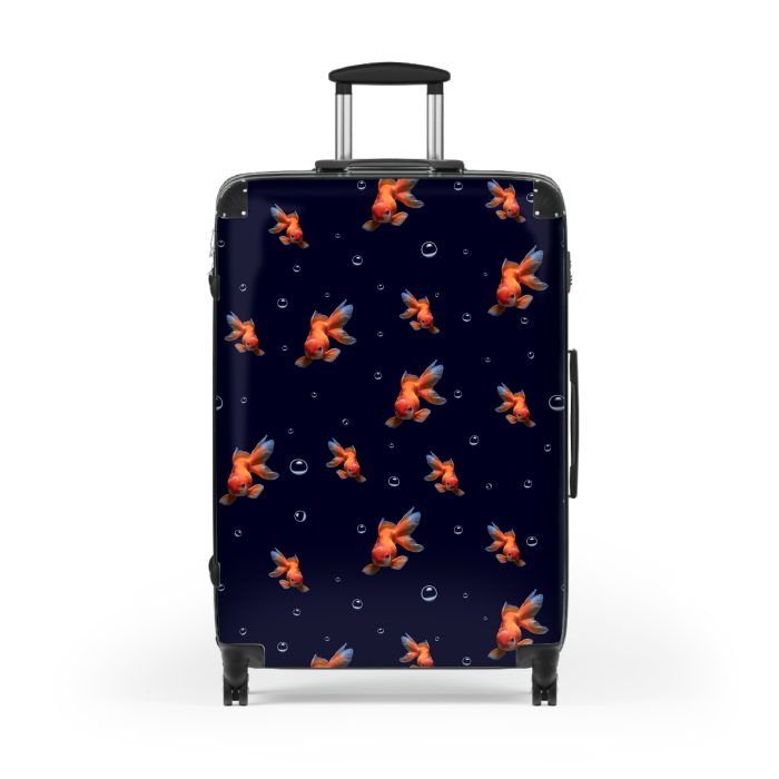 Goldfish Suitcase - Elevate your travel in style with this vibrant and functional suitcase, a fusion of design and durability for your globetrotting adventures.