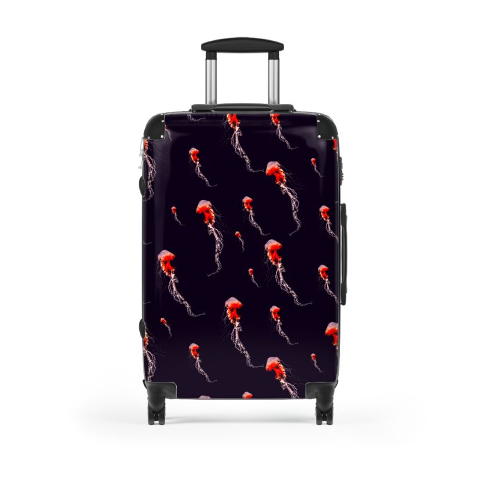 Jellyfish Suitcase - Experience the allure of the ocean wherever you go with this stunning and practical travel companion.