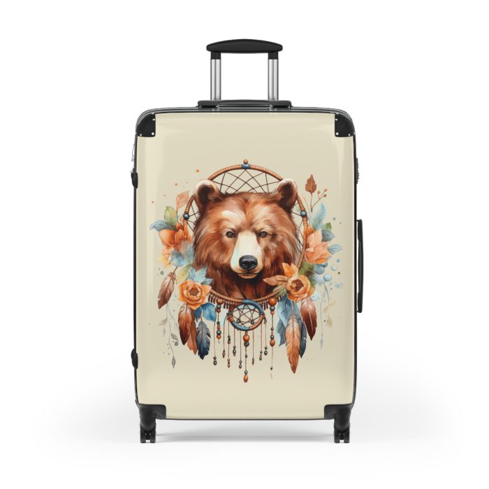 Bear Suitcase - Cute, bear-themed luggage designed for travel enthusiasts seeking a perfect blend of style and utility.