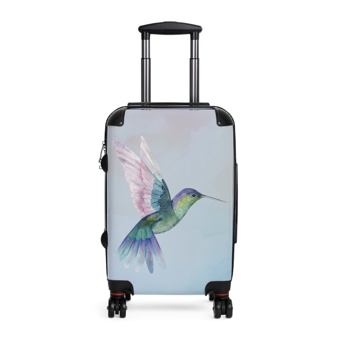 Hummingbird Suitcase - Elevate your travels with elegance, featuring delicate hummingbird motifs for a stylish and graceful travel experience.