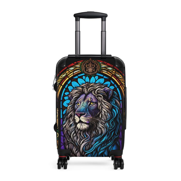 Lion Suitcase - Kids' luggage featuring a fierce lion design, perfect for young adventurers.