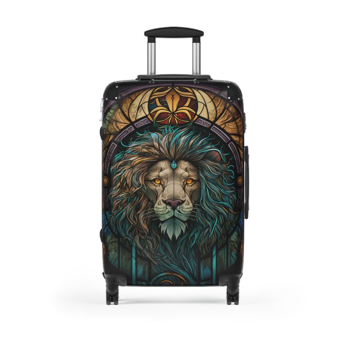 Lion Suitcase - Kids' luggage featuring a fierce lion design, perfect for young adventurers.