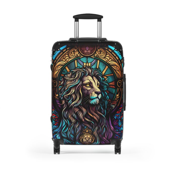 Lion Suitcase - Kids' luggage featuring a fierce lion design, perfect for young adventurers.