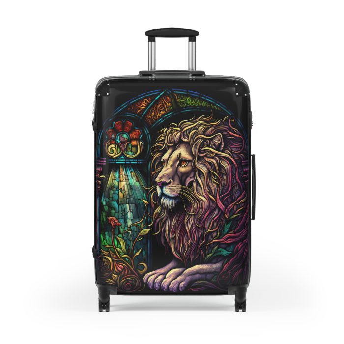 Lion Suitcase - Kids' luggage featuring a fierce lion design, perfect for young adventurers.