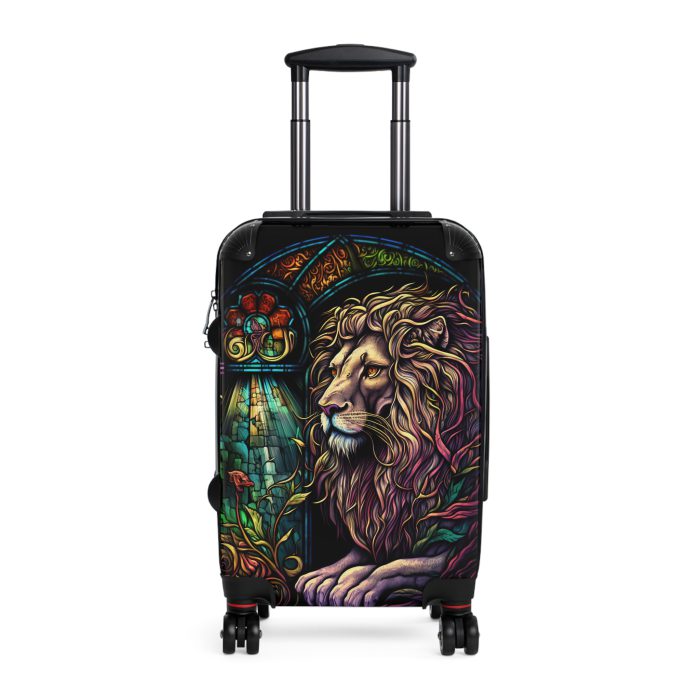 Lion Suitcase - Kids' luggage featuring a fierce lion design, perfect for young adventurers.