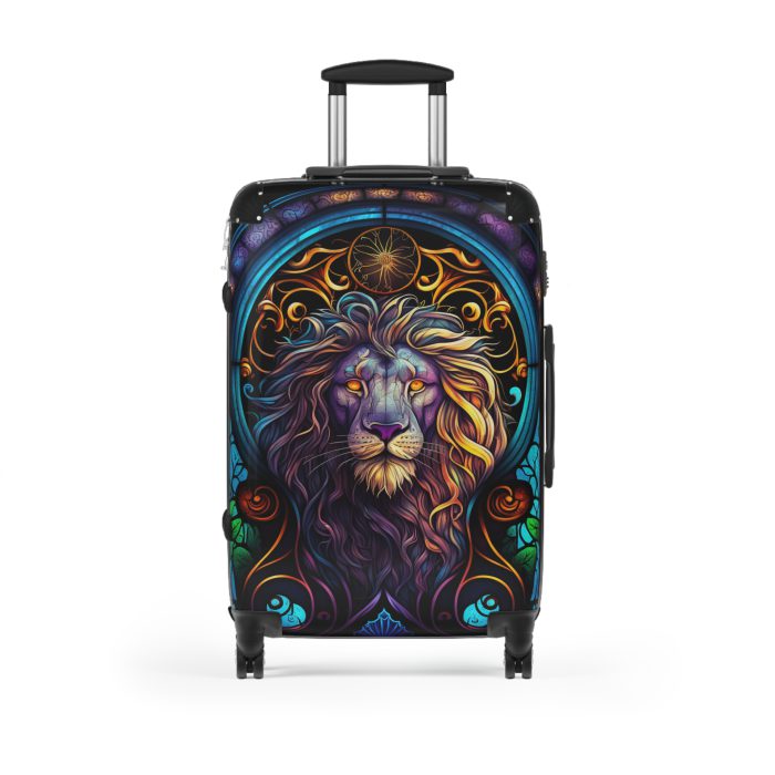 Lion Suitcase - Kids' luggage featuring a fierce lion design, perfect for young adventurers.