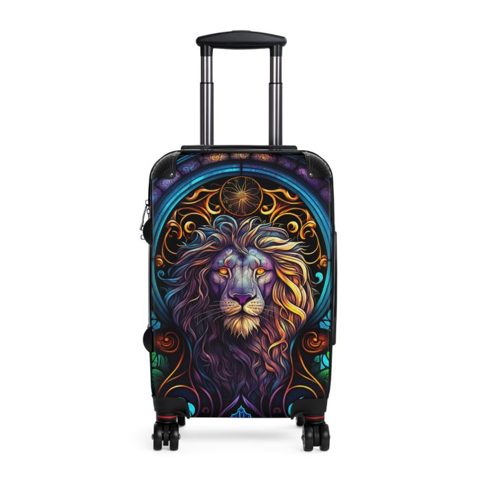 Lion Suitcase - Kids' luggage featuring a fierce lion design, perfect for young adventurers.