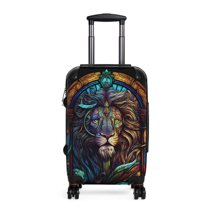 Lion Suitcase - Kids' luggage featuring a fierce lion design, perfect for young adventurers.