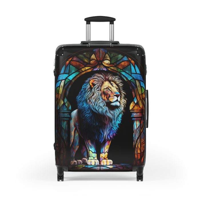 Lion Suitcase - Kids' luggage featuring a fierce lion design, perfect for young adventurers.