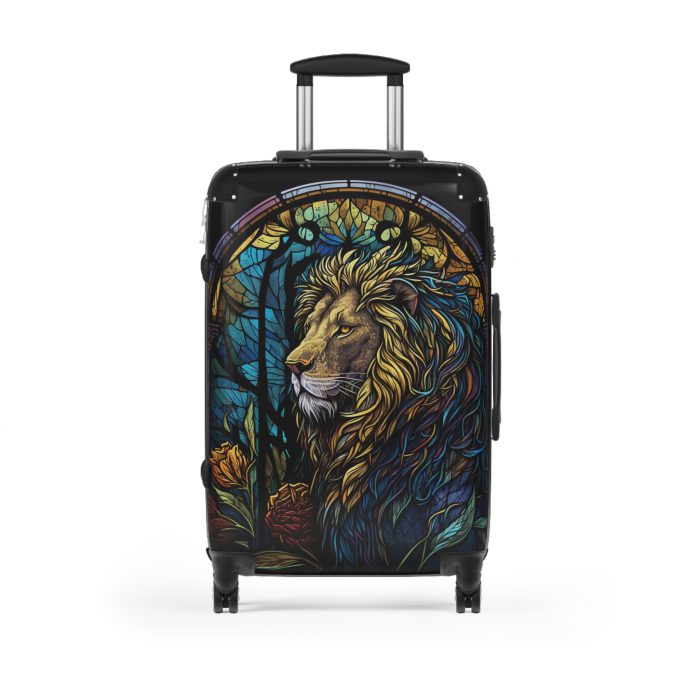 Lion Suitcase - Kids' luggage featuring a fierce lion design, perfect for young adventurers.