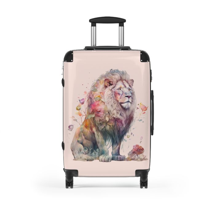 Lion Suitcase - Roar into adventures with strength and style, a distinctive and bold travel companion symbolizing majesty and individuality.