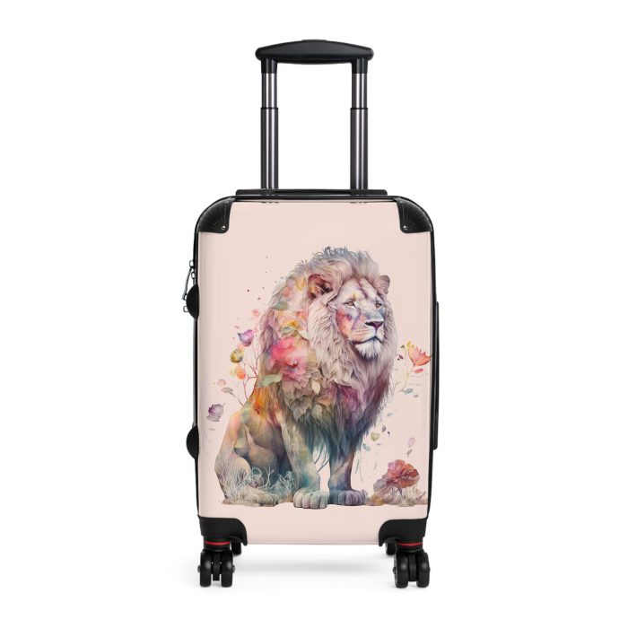 Lion Suitcase - Roar into adventures with strength and style, a distinctive and bold travel companion symbolizing majesty and individuality.