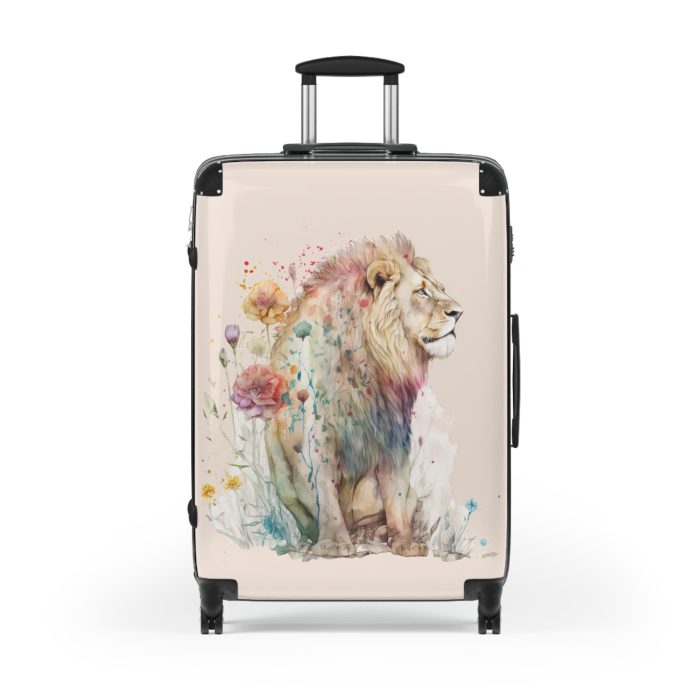 Lion Suitcase - Roar into adventures with strength and style, a distinctive and bold travel companion symbolizing majesty and individuality.