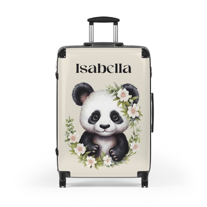 Cute Baby Panda Custom Suitcase - Travel in adorable style with a personalized design featuring cute baby pandas.