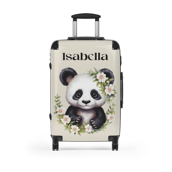 Cute Baby Panda Custom Suitcase - Travel in adorable style with a personalized design featuring cute baby pandas.