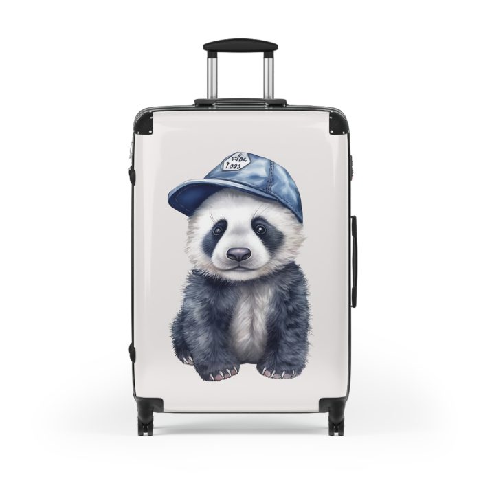 Cute Baby Panda Suitcase - Whimsical and charming luggage, perfect for adorable adventures with its custom design of cute baby pandas.