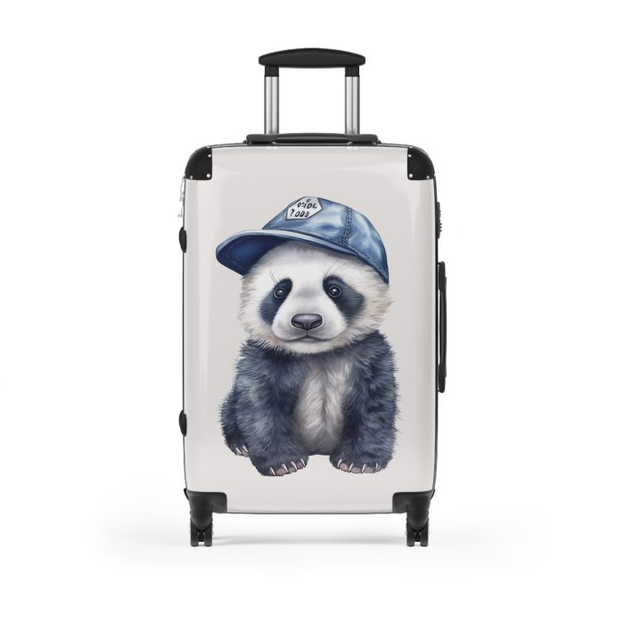 Cute Baby Panda Suitcase - Whimsical and charming luggage, perfect for adorable adventures with its custom design of cute baby pandas.