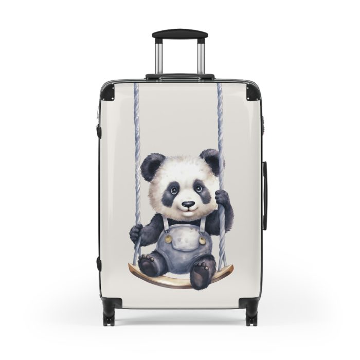 Cute Baby Panda Suitcase - Whimsical and charming luggage, perfect for adorable adventures with its custom design of cute baby pandas.