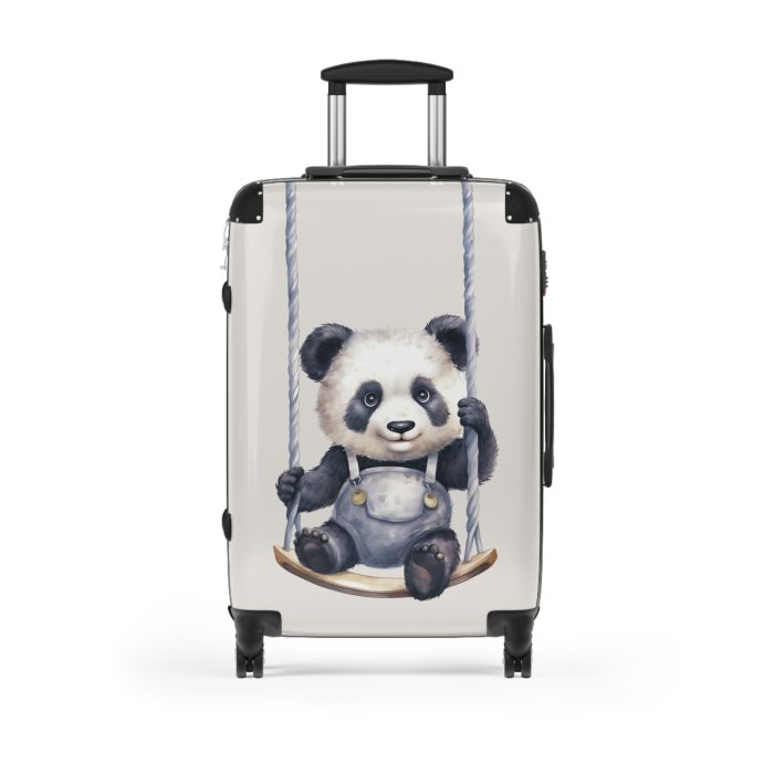 Cute Baby Panda Suitcase - Whimsical and charming luggage, perfect for adorable adventures with its custom design of cute baby pandas.