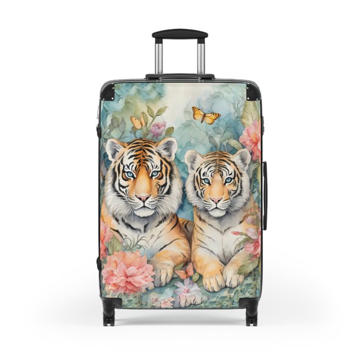 Majestic Tiger Suitcase - A fierce and stylish travel companion for the bold explorer.