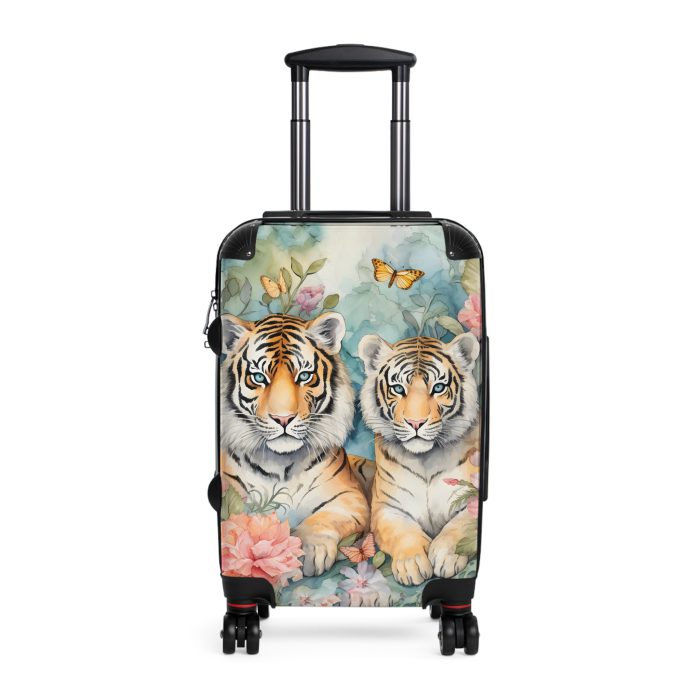 Majestic Tiger Suitcase - A fierce and stylish travel companion for the bold explorer.