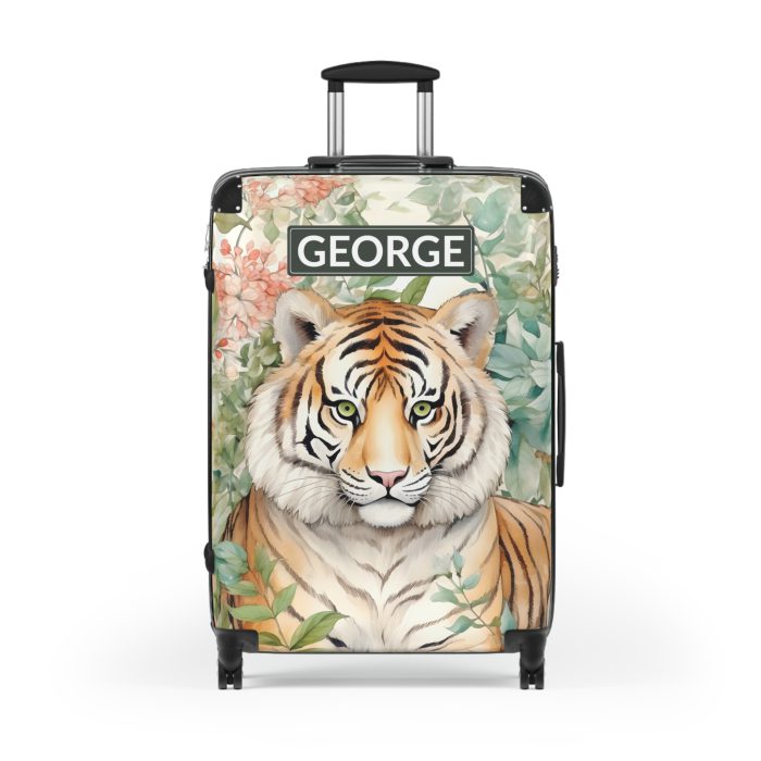 Custom Majestic Tiger Suitcase - A personalized and stylish travel companion for the adventurous soul.