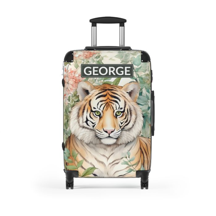 Custom Majestic Tiger Suitcase - A personalized and stylish travel companion for the adventurous soul.