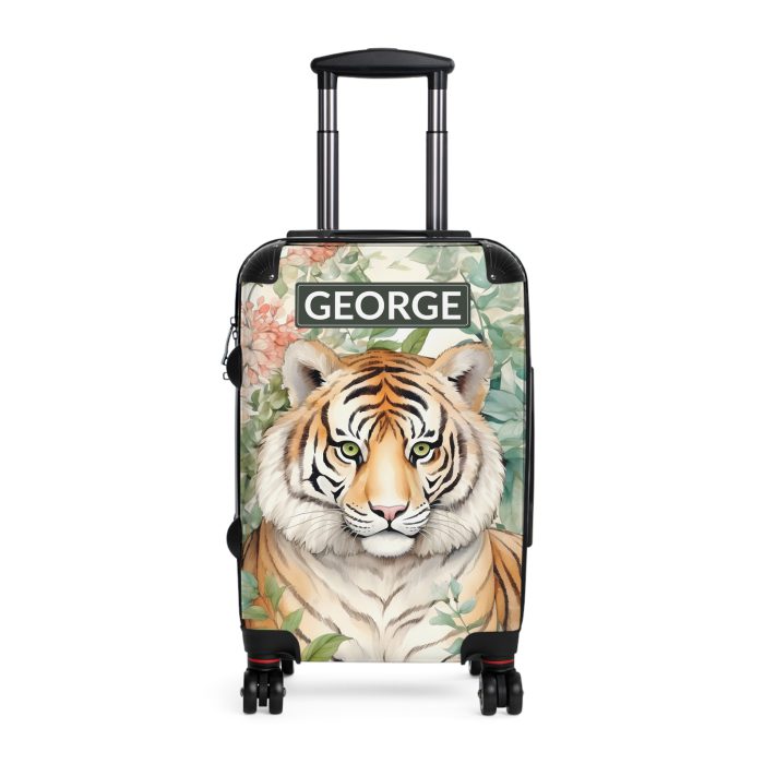 Custom Majestic Tiger Suitcase - A personalized and stylish travel companion for the adventurous soul.