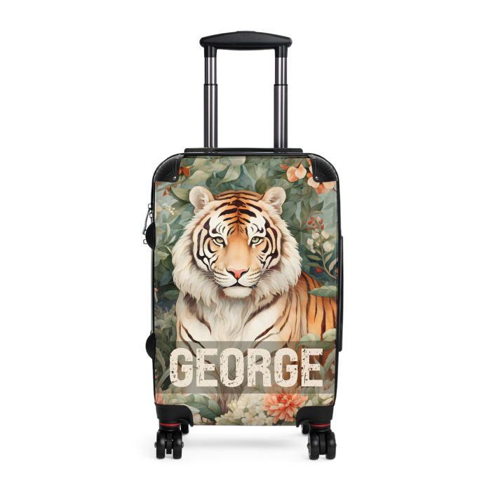 Custom Majestic Tiger Suitcase - A personalized and stylish travel companion for the adventurous soul.