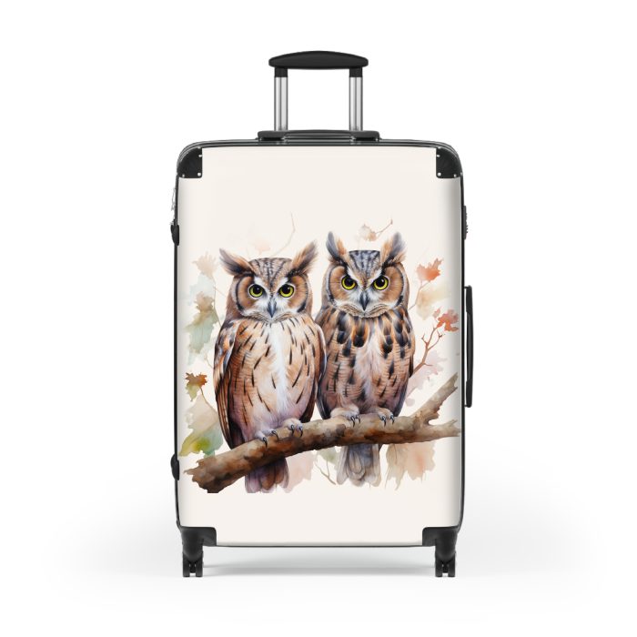 Owl Suitcase - A cute animal luggage with an adorable owl design, ideal for animal lovers who want to travel with whimsy.