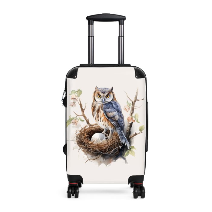 Owl Suitcase - A cute animal luggage with an adorable owl design, ideal for animal lovers who want to travel with whimsy.