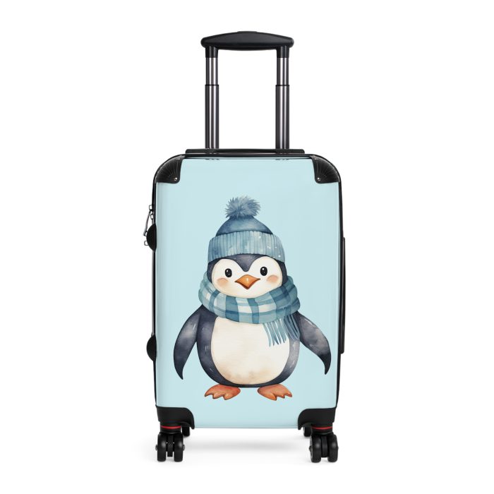 Penguin Suitcase - Kids' luggage featuring a cute penguin design, perfect for young travelers seeking exciting adventures.