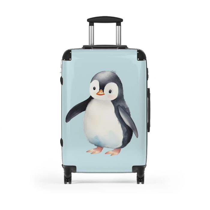 Penguin Suitcase - Kids' luggage featuring a cute penguin design, perfect for young travelers seeking exciting adventures.