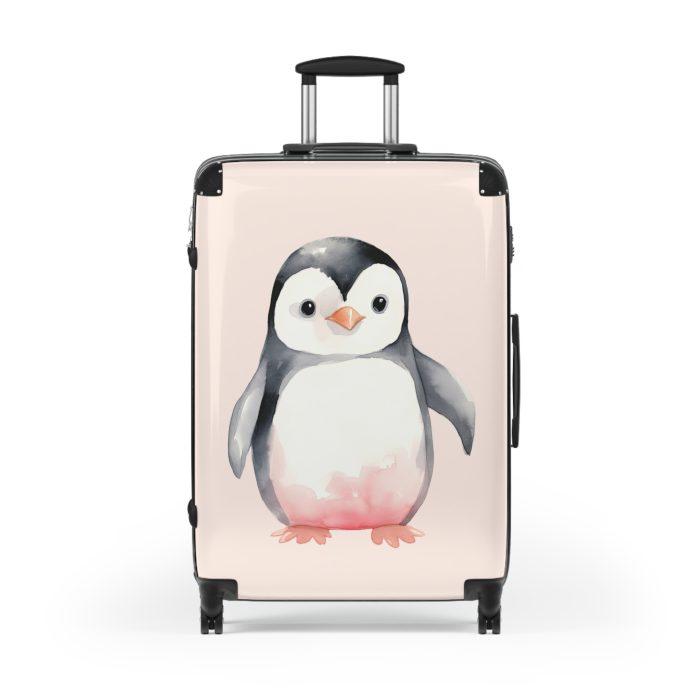 Penguin Suitcase - Kids' luggage featuring a cute penguin design, perfect for young travelers seeking exciting adventures.