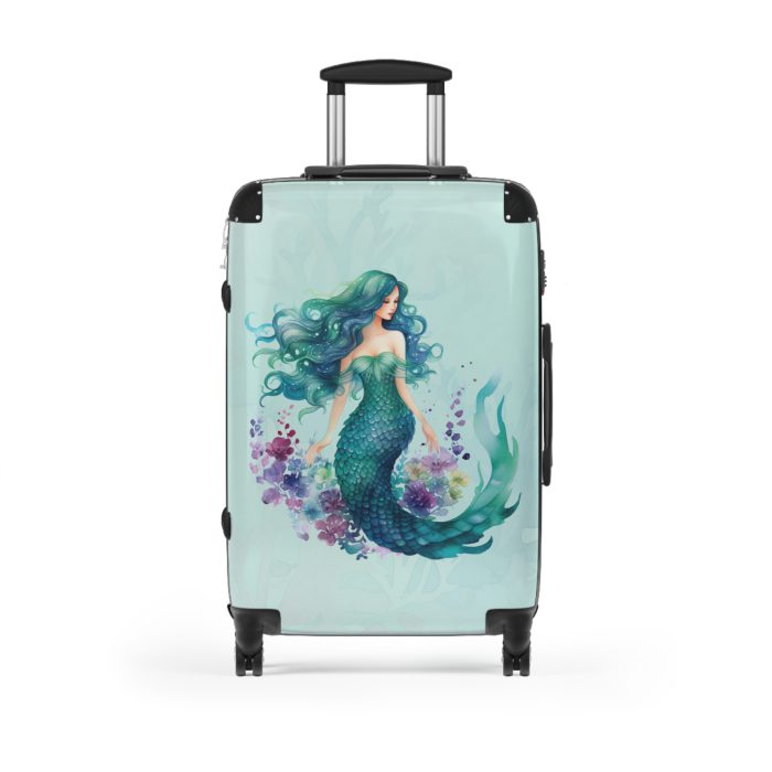 Mermaid Suitcase - Kids' luggage featuring a captivating mermaid design, perfect for young adventurers.