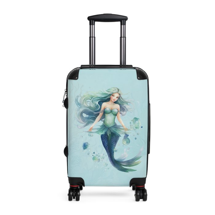 Mermaid Suitcase - Kids' luggage featuring a captivating mermaid design, perfect for young adventurers.