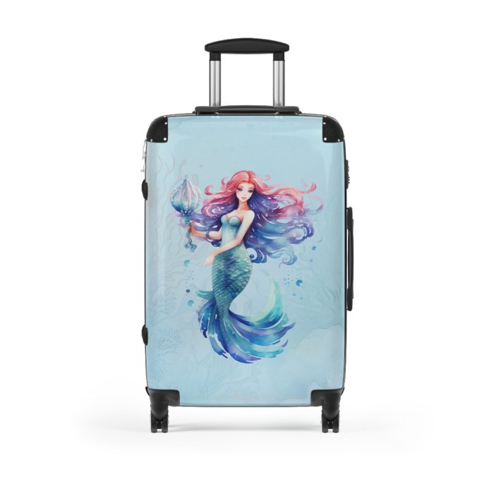 Mermaid Suitcase - Kids' luggage featuring a captivating mermaid design, perfect for young adventurers.