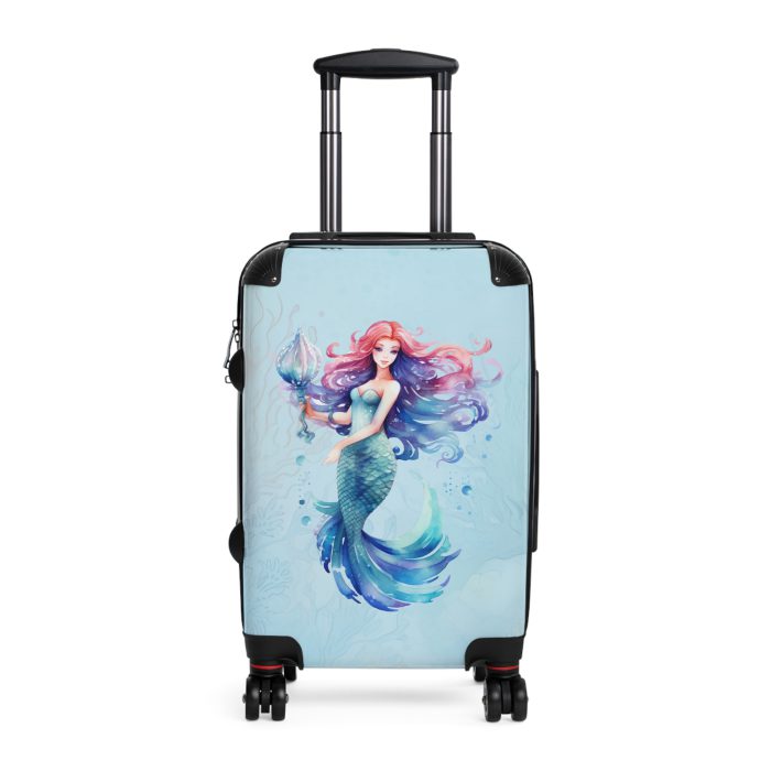 Mermaid Suitcase - Kids' luggage featuring a captivating mermaid design, perfect for young adventurers.