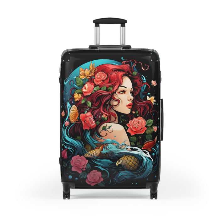 Mermaid Suitcase - Kids' luggage featuring a captivating mermaid design, perfect for young adventurers.