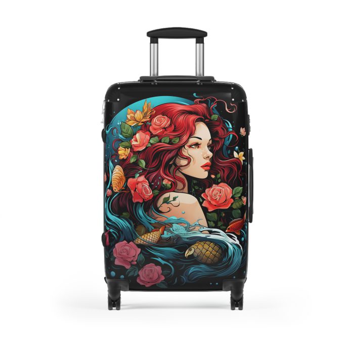 Mermaid Suitcase - Kids' luggage featuring a captivating mermaid design, perfect for young adventurers.