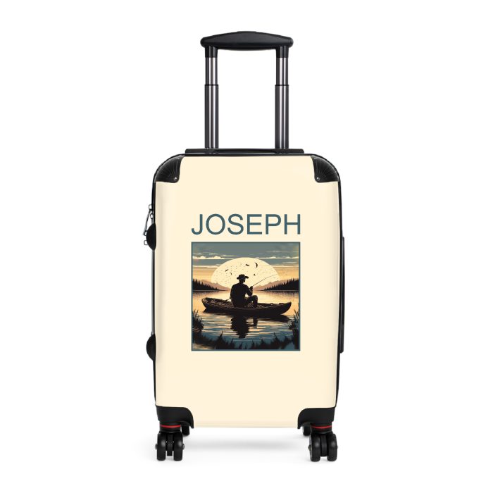 Fisherman suitcase, a durable and stylish travel companion. Crafted with fishing-themed designs, it's perfect for outdoor enthusiasts on the go.